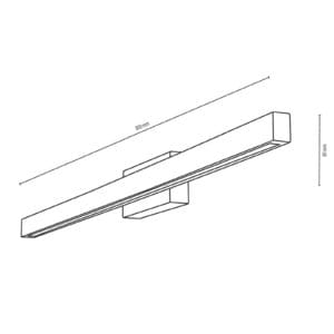 Svítidlo Envostar černá/světlé dřevo Kov/olejované dubové dřevo