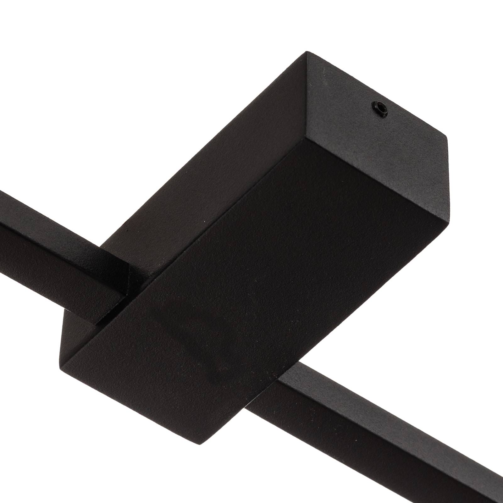 Euluna Stropní svítidlo Pills II, černé, dvě světla, Obývací pokoj / jídelna, Hliník, ocel, GX53, 8W, P: 39 cm, L: 12 cm, K: 5.5cm - Image 4