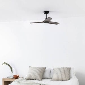 Svítidlo FARO BARCELONA černá/tmavé dřevo dřevo/ocel