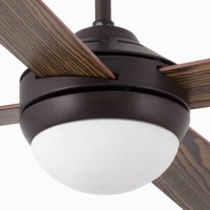 Svítidlo FARO BARCELONA tmavě hnědá/mahagon/dub MDF/sklo/ocel