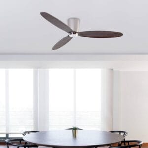 Svítidlo FARO BARCELONA tmavé dřevo/matný nikl překližka/ocel