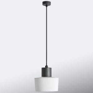 Svítidlo FARO BARCELONA tmavě šedá/bílá hliníkový odlitek/PMMA