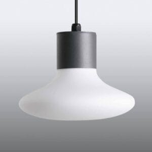 Svítidlo FARO BARCELONA tmavě šedá/bílá hliníkový odlitek/PMMA