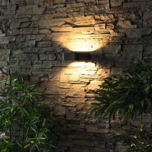 Svítidlo Heitronic grafit/čirá hliníkový odlitek/polykarbonát