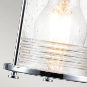 Svítidlo KICHLER chrom/čirý ocel/sklo