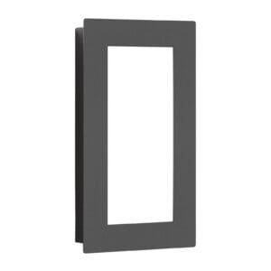 Svítidlo LCD grafit/opálově bílý nerez/plech pozinkovaný/sklo