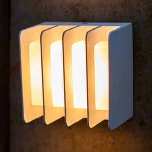 Svítidlo LUTEC bílá hliník/polykarbonát