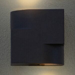 Svítidlo LUTEC antracit hliník/sklo