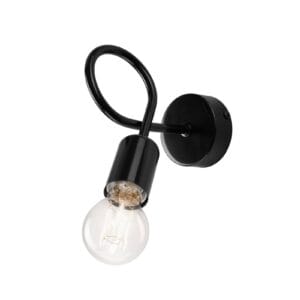 Svítidlo Lamkur černá ocel