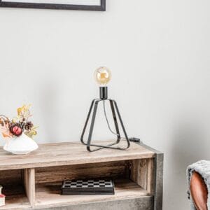 Svítidlo Lamkur černá ocel