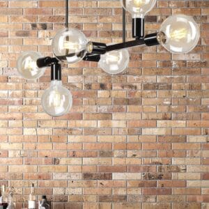 Svítidlo Lamkur černá ocel