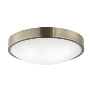 Svítidlo Lamkur patina/bílá kov/sklo