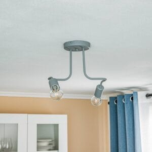 Svítidlo Lamkur šedá ocel