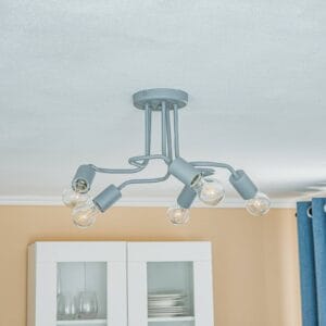 Svítidlo Lamkur šedá ocel