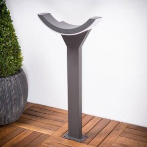 Svítidlo Lucande grafitově šedá/bílá hliník/plast