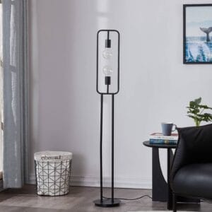 Svítidlo Lucande matná černá Iron