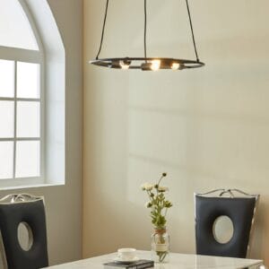 Svítidlo Lucande černá Ocel