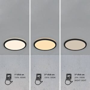 Svítidlo Nordlux černá plast