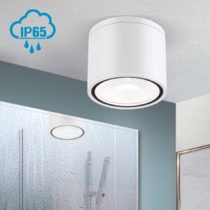 Svítidlo Orion bílá hliníkový tlakový odlitek/bezpečnostní sklo