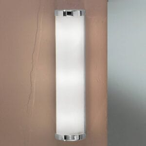 Svítidlo Orion chrom/opálová bílá ocel/sklo