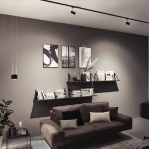 Svítidlo Paulmann černá matná/chrom kov/plast