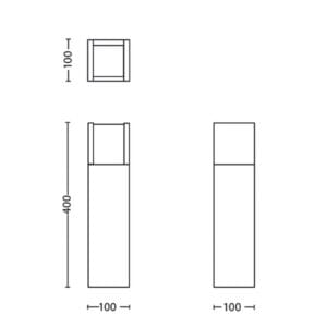 Svítidlo Philips antracit hliník