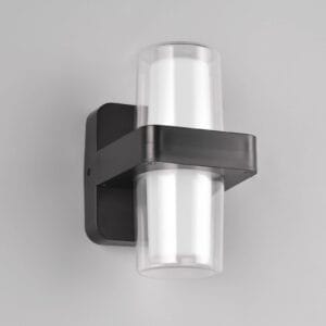 Svítidlo Reality Leuchten matná černá/transparentní/bílá plast