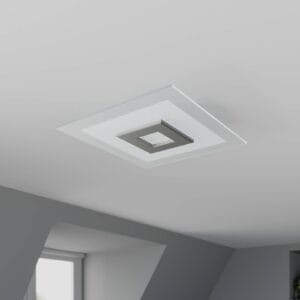 Svítidlo Rothfels hliník matný/satinovaný/čirá hliník/ocel/sklo