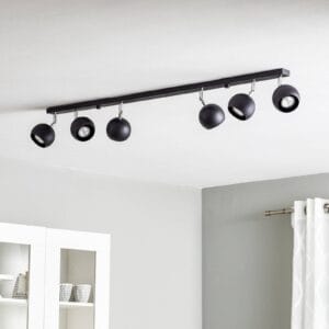 Svítidlo SOLLUX LIGHTING černé ocel