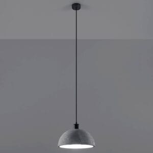 Svítidlo SOLLUX LIGHTING betonově šedá beton/ocel