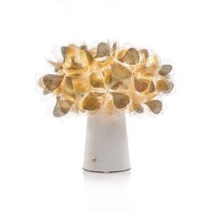 Svítidlo Slamp zlatý/bílý plast