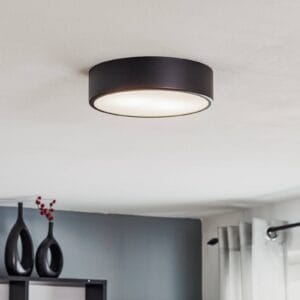 Svítidlo TEMAR LIGHTING černá ocel/sklo