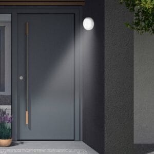 Svítidlo Telefunken matná stříbrná/bílá plast