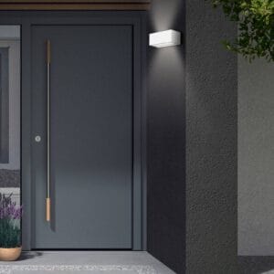 Svítidlo Telefunken bílý/čirý kov/sklo