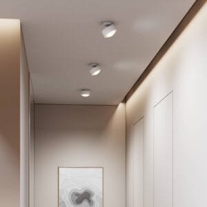 Svítidlo Top Light bílá matná/chrom hliník zinek/sklo