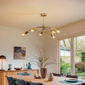 Svítidlo Alfa zlatý kov