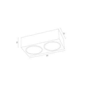 Svítidlo Argon černá ocel