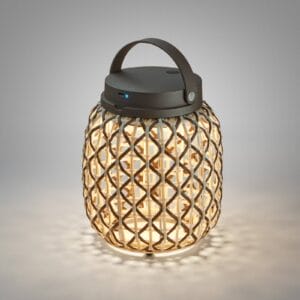 Svítidlo Bover grafitová hnědá/hnědá nerezová ocel/hliník/syntetické vlákno/polykarbonát