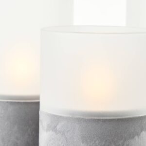 Svítidlo Brilliant šedá/bílá matná sklo/plast