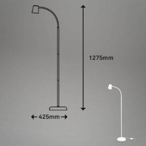 Svítidlo Briloner bílá kov