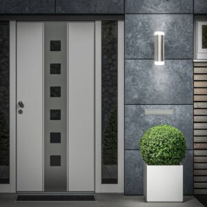 Svítidlo Briloner nerezová ocel/průhledná kov/plast