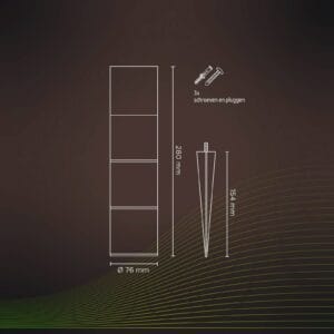 Svítidlo Calex černá kov/plast