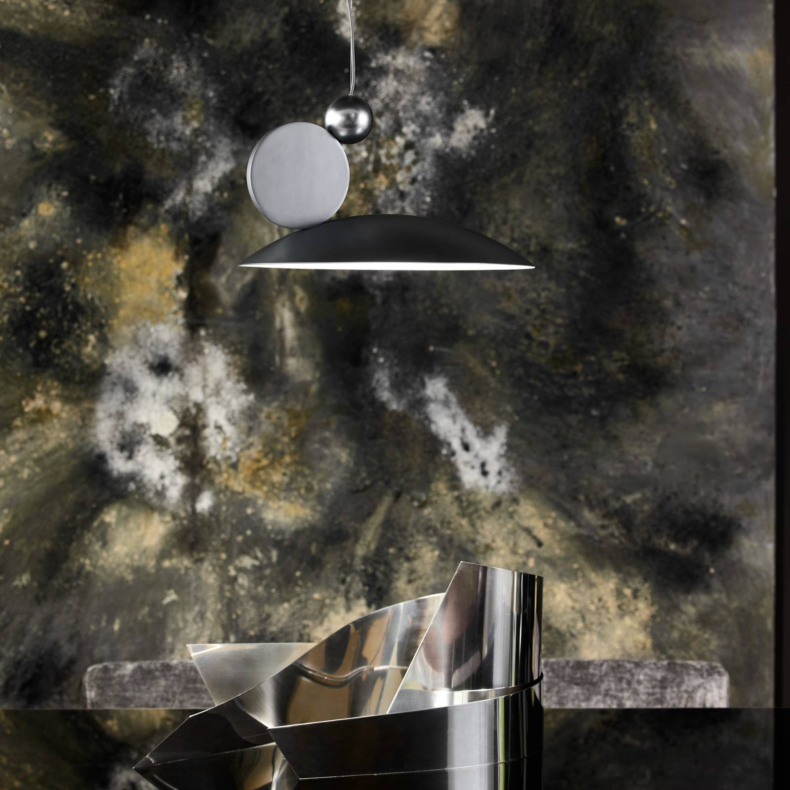 Svítidlo Carpyen matný chrom kov