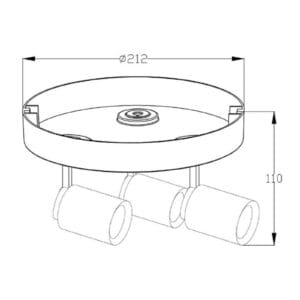 Svítidlo Deko-Light bílá hliník
