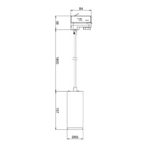 Svítidlo Deko-Light bílá (RAL 9016) Hliník/PMMA