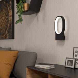 Svítidlo EGLO černá/bílá hliník/plast