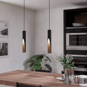 Svítidlo EGLO černá/dub ocel