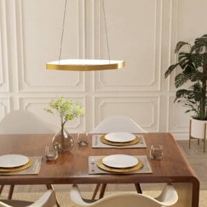 Svítidlo EGLO mosaz/bílá hliník/ocel/plast