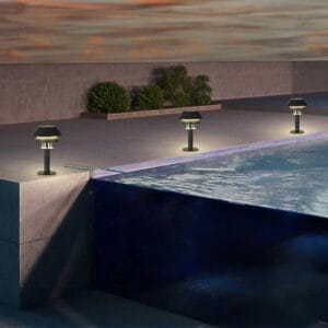 Svítidlo EGLO černá ocel/sklo