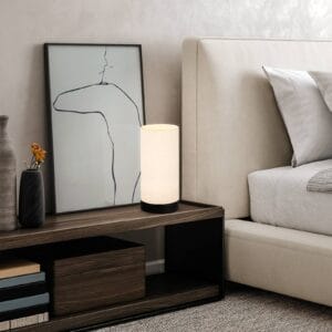 Svítidlo EGLO přírodní textil/ocel